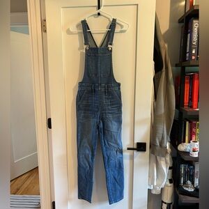 Madewell Skinny Blue Denim Overalls size Small